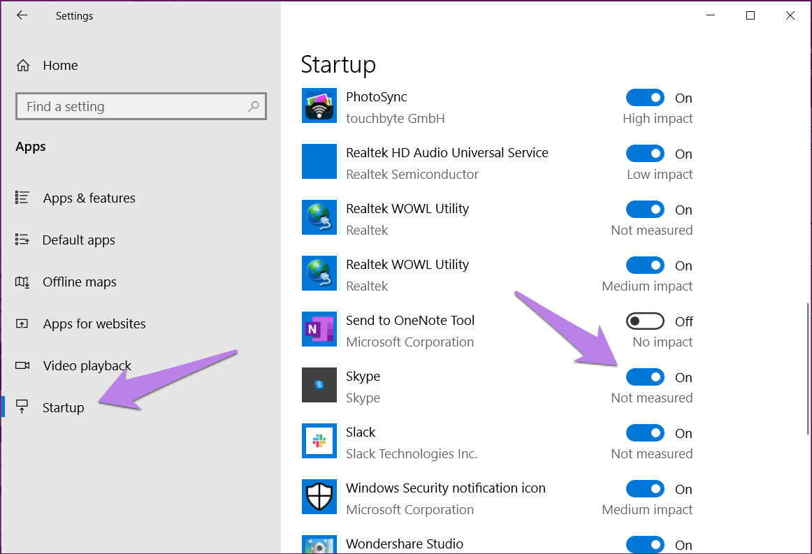 Отключить скайп при запуске windows 5